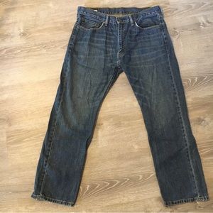 Levis 505 Vintage MADE IN USA Mens Cotton Blue Jeans Straight Size 36 x 30